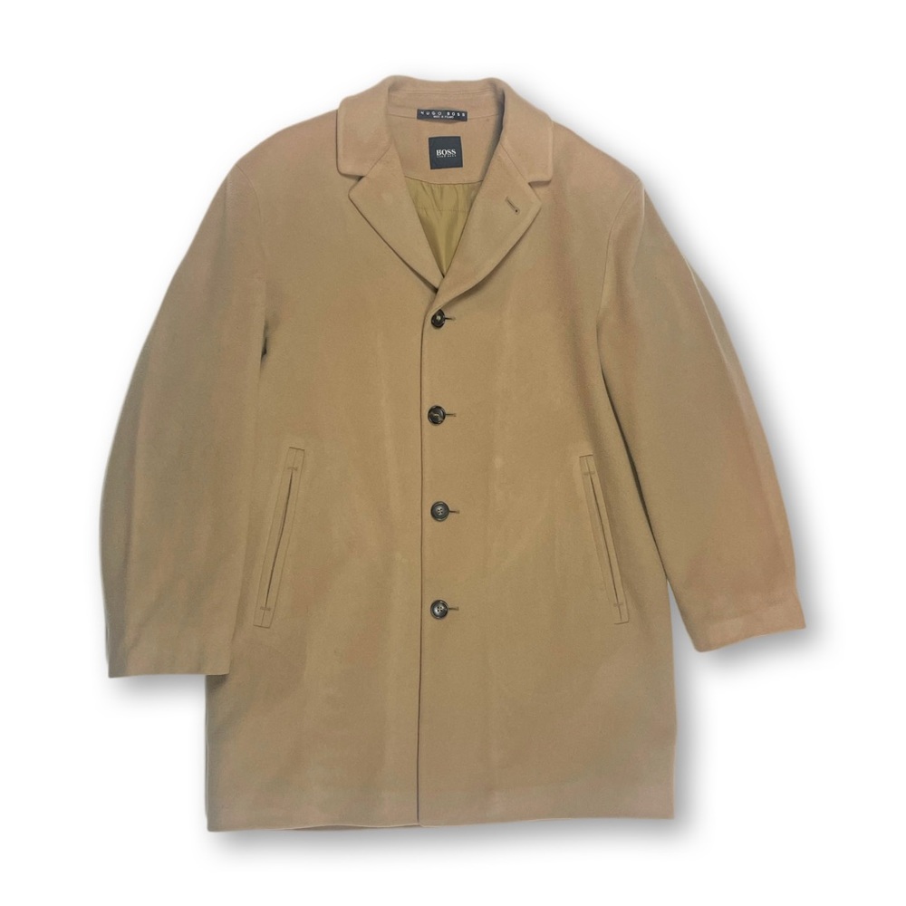 Hugo Boss Wool Long Coat size Large